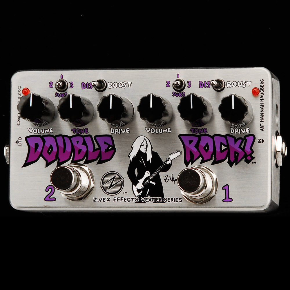 NEW Z Vex VEXTER Double Rock ZVEX newest pedals in STOCK @ REAL ZVEX DEALER