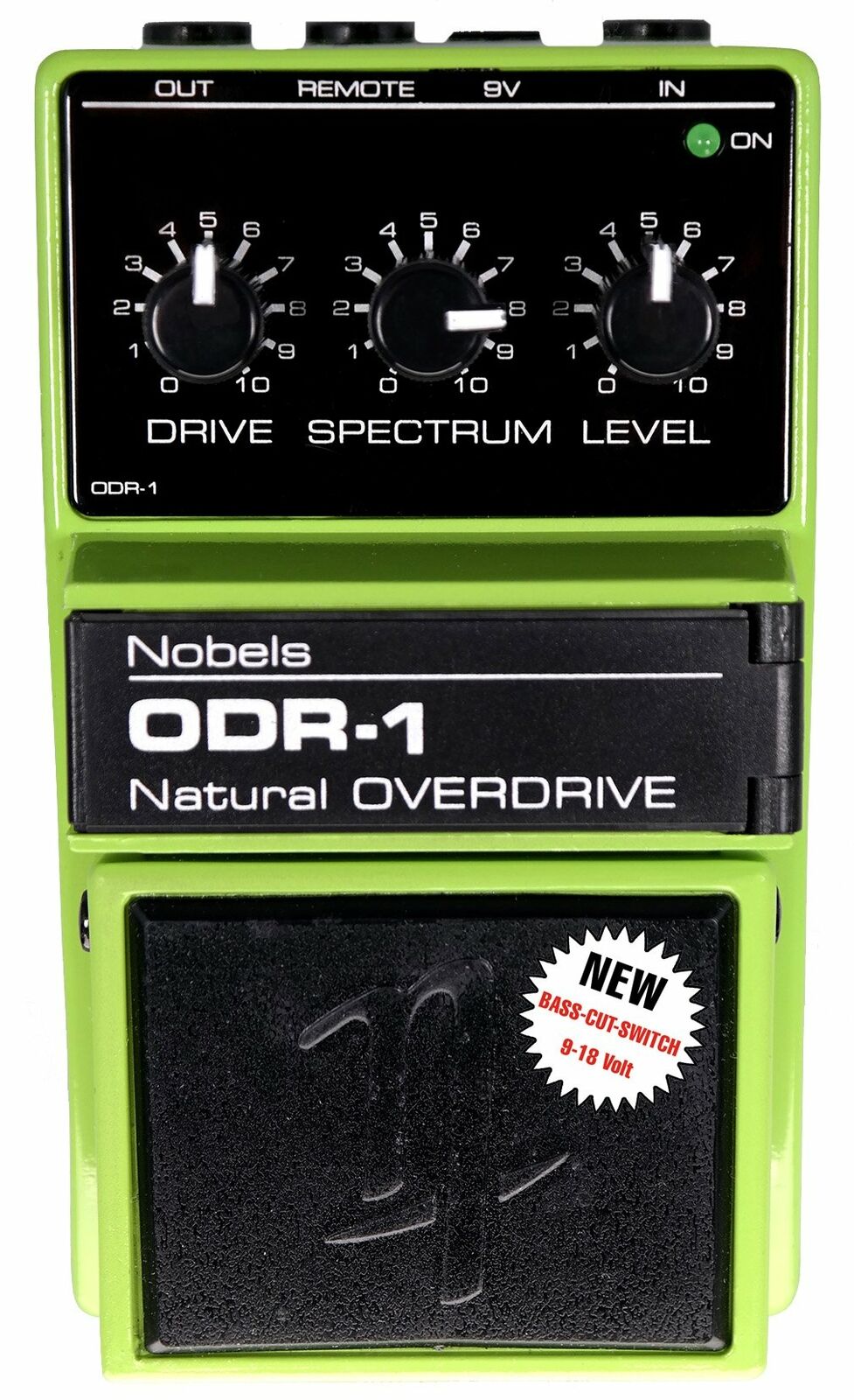 New Nobels ODR-1 Natural OVERDRIVE - New Version with Bass Cut & 9 - 18 volt