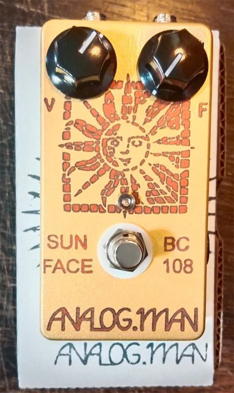 ~SOLD~Analog Man Sunface Fuzz BC-108C Silicon