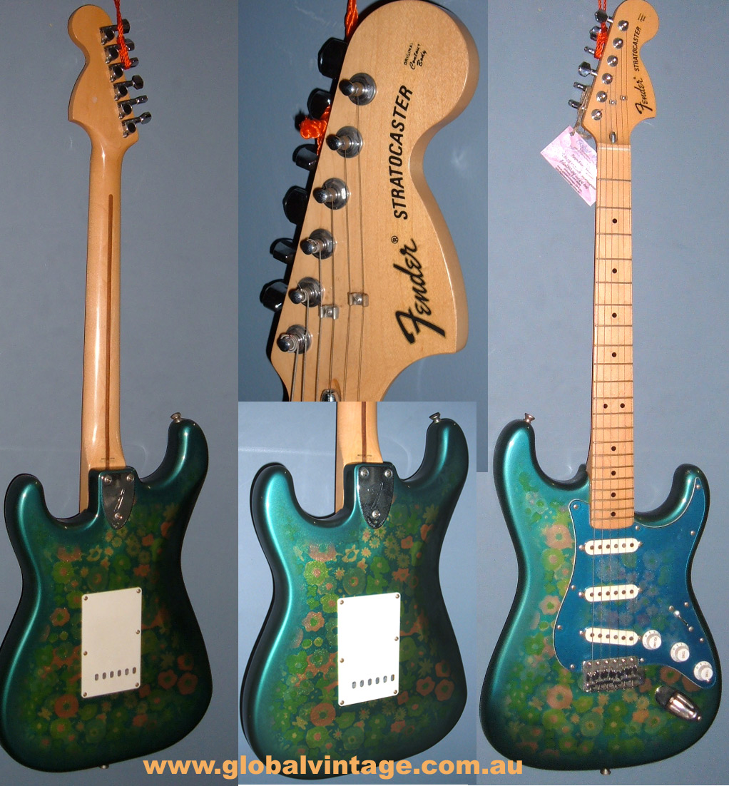 ~SOLD~Fender Japan "E" series Blue Flower `72 Stratocaster