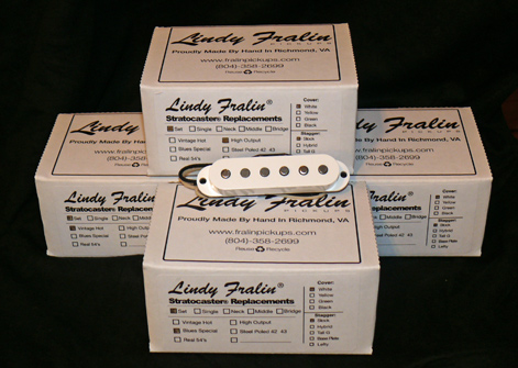 Lindy Fralin Blues Special Stratocaster pickup set