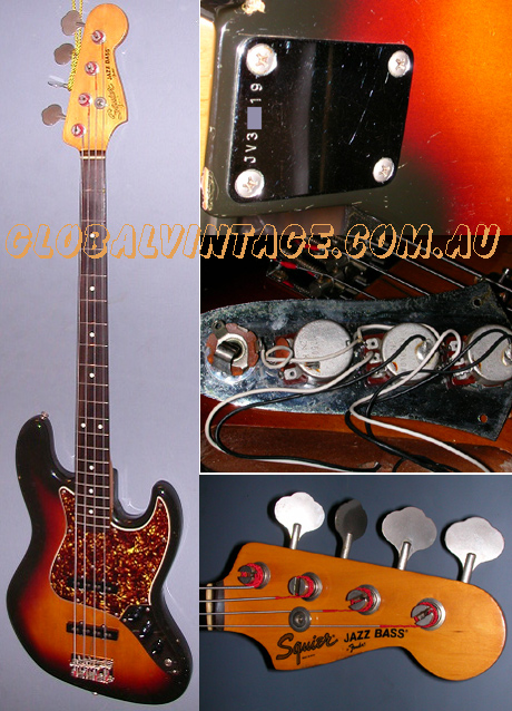 ~SOLD~Fender Japan "JV" series Squier Jazz Bass