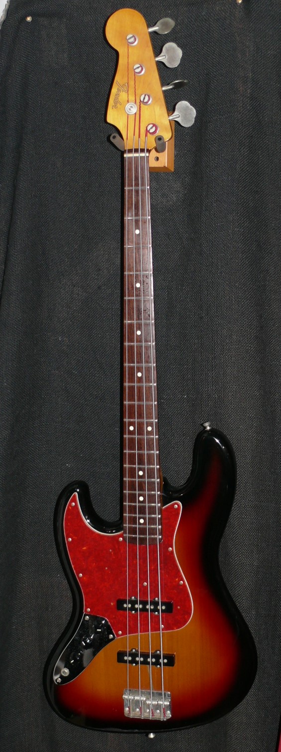 Fender Japan M.I.J."N" series `62 Jazz bass R.I. Left Handed