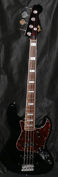 ~SOLD~ Fender Japan M.I.J. "T" `75 Black series Jazz Bass R.I.
