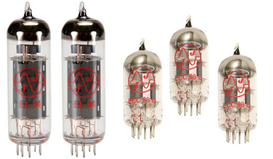 New JJ tube set for Fender Blues Junior.3 x ECC83S/12AX7 & pair EL84  valves