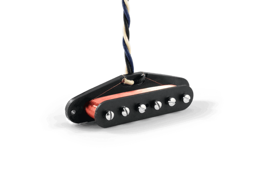 New Lindy Fralin Steel Pole 43 neck pickup for Stratocaster - Parchament cover