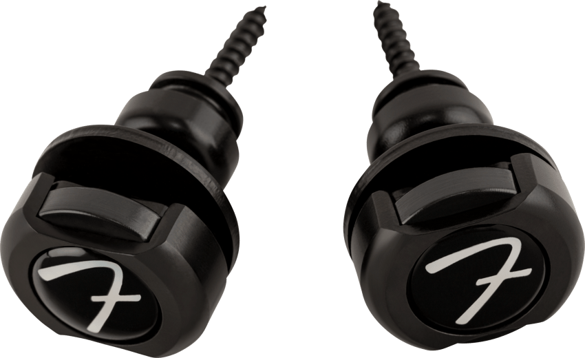 Fender Infinity Strap Locks w/buttons-Black P.N.   0990818606  pair Straplocks