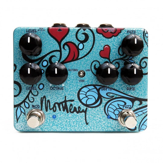 Brand New Keeley Electronics Monterey Rotary Fuzz Vibe Workstation