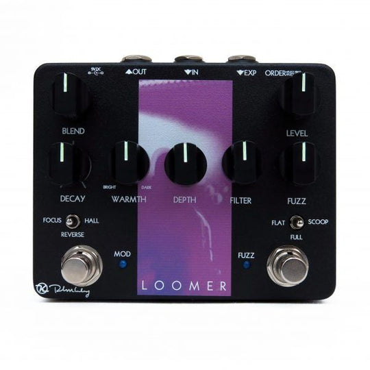 Keeley Electronics Loomer-Shoegaze Wall of Fuzz  Soft Focus Reverb Tremolo tone