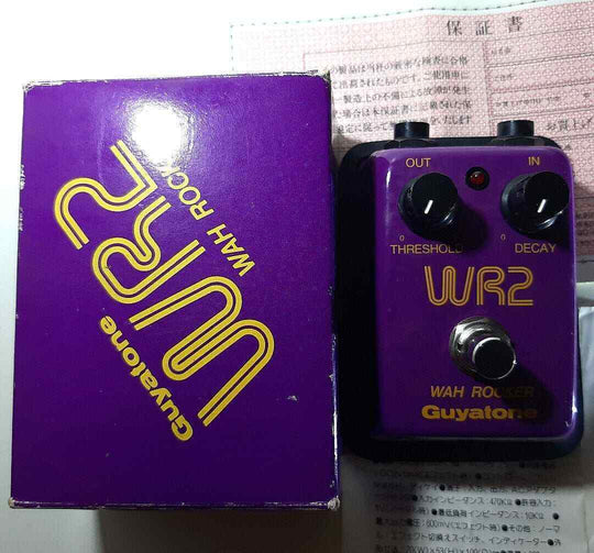 Guyatone WR2 Wah Rocker with orig box & warranty card 1995