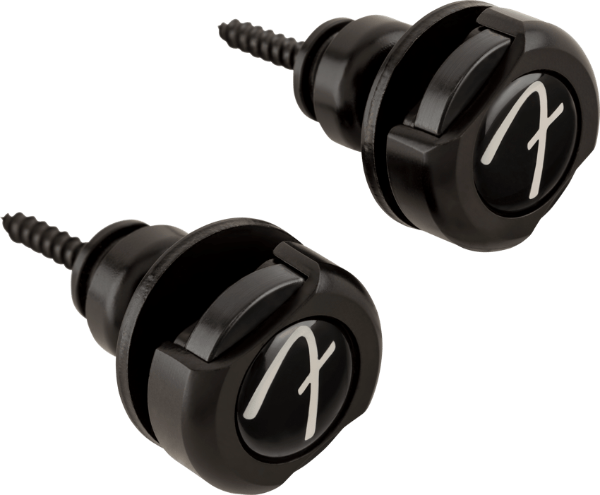 Fender Infinity Strap Locks w/buttons-Black P.N.   0990818606  pair Straplocks