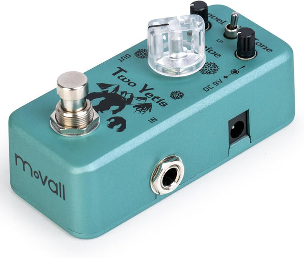 NEW Movall MP-316 Two Yetis Overdrive Pedal-True Bypass with HP/LP Modes