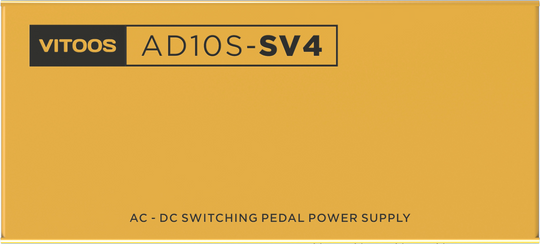 Vitoos AD10S-SV4 10 OUTPUTS/ 1*USB-Fully isoltaed pedal power supply.100-240V