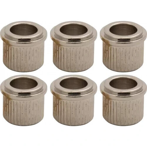 Genuine Kluson nickel 1/4" - 10mm adapter/ conversion bushes.  P.N. MB65LN US