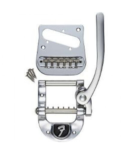 Bigsby F Logo B5 Fender Telecaster Guitar Kit w/ plate & bridge P.N. 0868013004