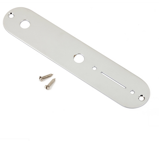 Guaranteed Genuine Fender Telecaster Control Plate Chrome w/Screws PN 0992058000