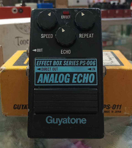 Guyatone Japan PS-006 Analog Echo (Delay) Guitar  Pedal with PS-011 box