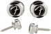 Fender Chrome Infinity Strap Locks w/buttons P.N.  0990818600 pair Straplocks
