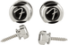 Fender Chrome Infinity Strap Locks w/buttons P.N.  0990818600 pair Straplocks