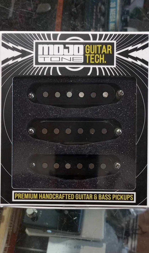 Mojotone Rene Martinez Texas Strat® Pickup set with black covers