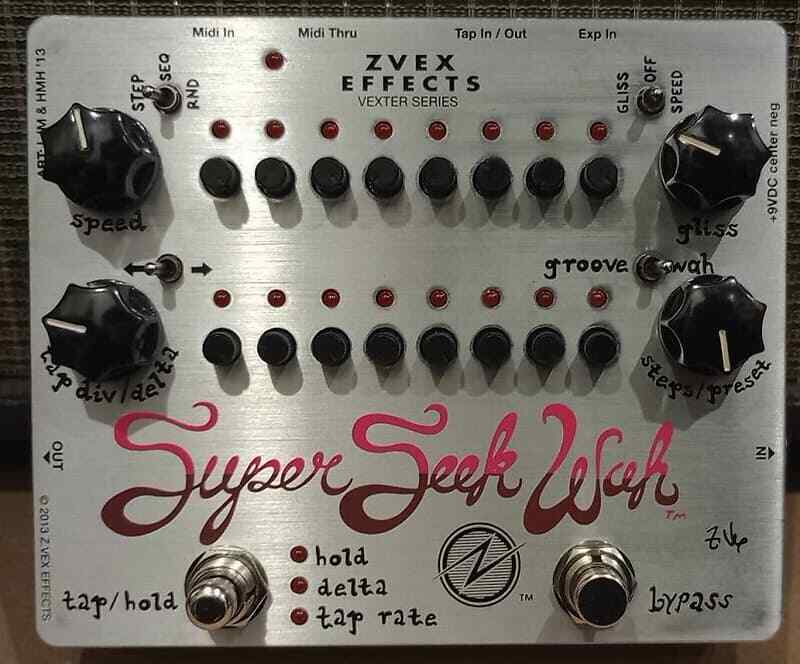 New Old Stock Zvex Super Seek Wah Vexter . With original box & all packaging etc