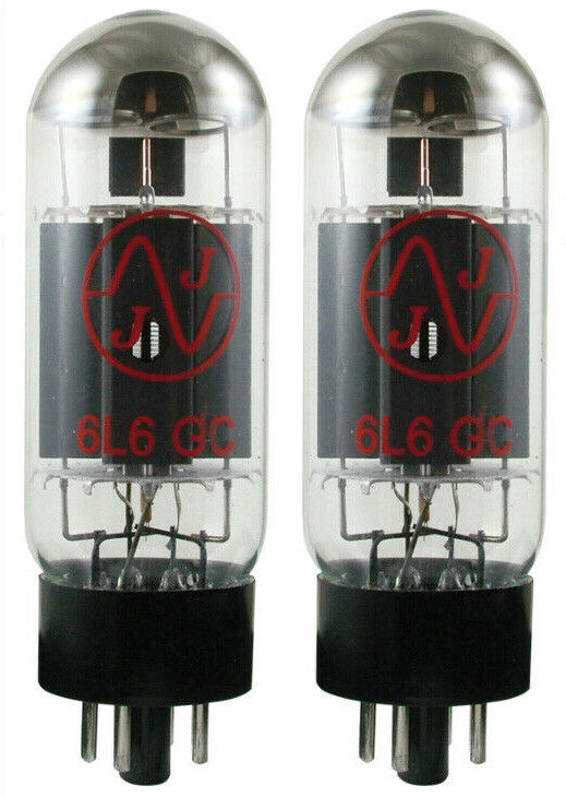 JJ/Tesla matched pair 6L6GC powertubes.6L6 -suits Fender Pro Reverb & Bandmaster