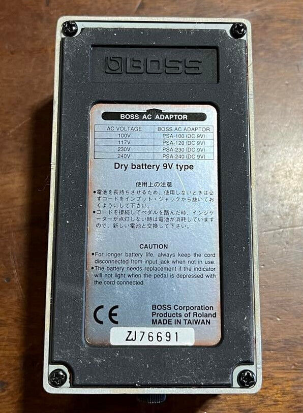 Rare & Collectable Boss Taiwan FZ-3 Fuzz . M.I.T. FZ3 with