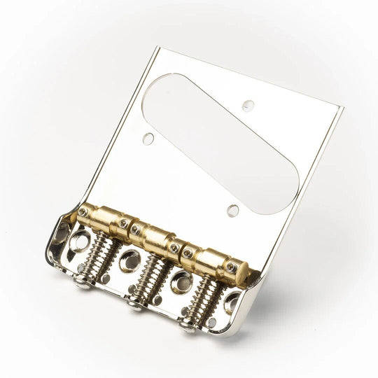 Allparts Telecaster® Bridge w/Advanced Plating Compensated Saddles for Bigsby