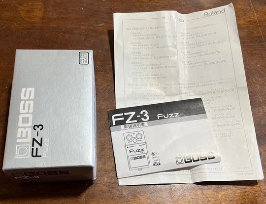 Rare & Collectable Boss Taiwan FZ-3  Fuzz . M.I.T. FZ3 with orig box & paerwork