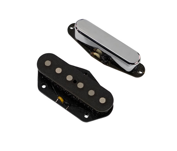 Mojotone USA Broadcaster Clone Tele® Pickup set,Alnico 3 & 5 - Chrome neck cover