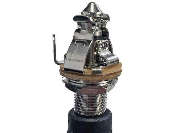 Genuine Pure Tone PTT1 multi-contact 1/4" mono nickel output jack. Puretone!