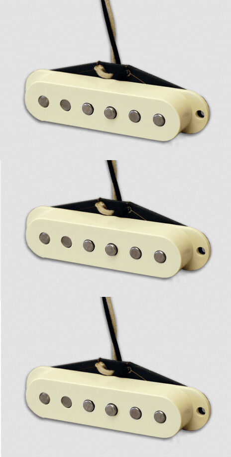 Lindy Fralin Vintage Hot Stratocaster pickup set Aged White-in shop pickup OK