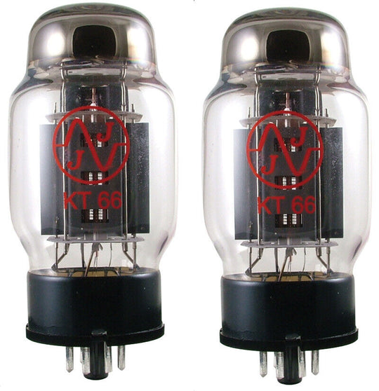 New JJ/Tesla APEX Matched pair KT66 power tubes -