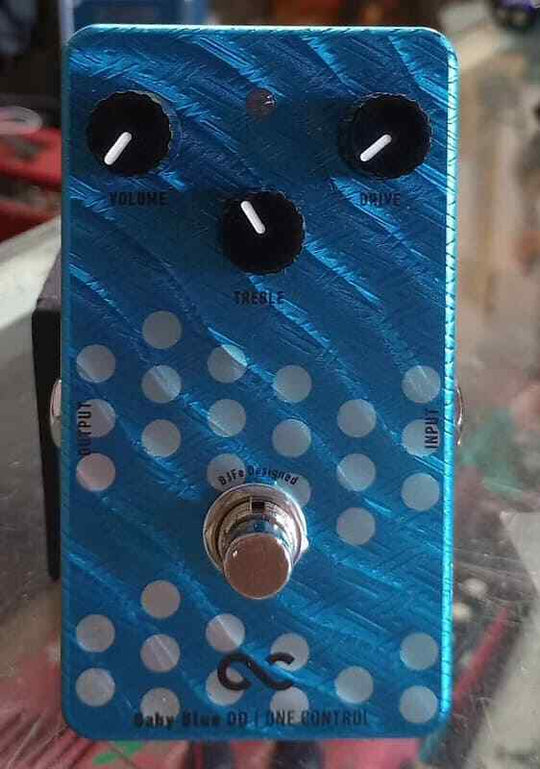 One Control Japan Baby Blue Overdrive BJF designed- with orig box