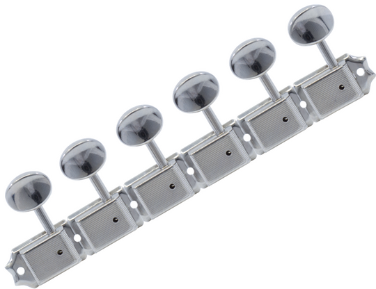 Genuine Left Handed Gotoh SD91 nickel 6 in-line replacement tuners for Fender