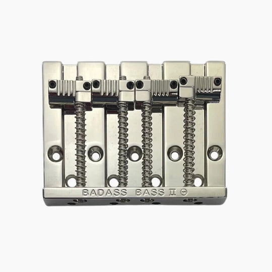 Allparts Leo Quan® Badass II 4-String Bass Bridge-Nickel Grooved Saddles BB-3342