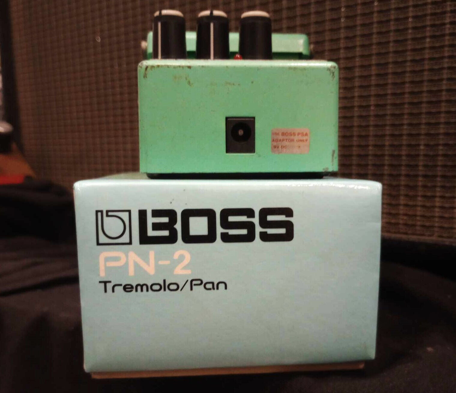 Boss PN-2 Tremolo/Pan with original box.Rare October 1990 production