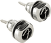 Fender Chrome Infinity Strap Locks w/buttons P.N.  0990818600 pair Straplocks