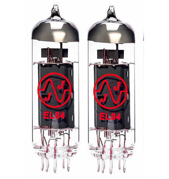 New JJ/Tesla matched pair EL84 power tubes for VOX AC15,Fender Blues Jnr