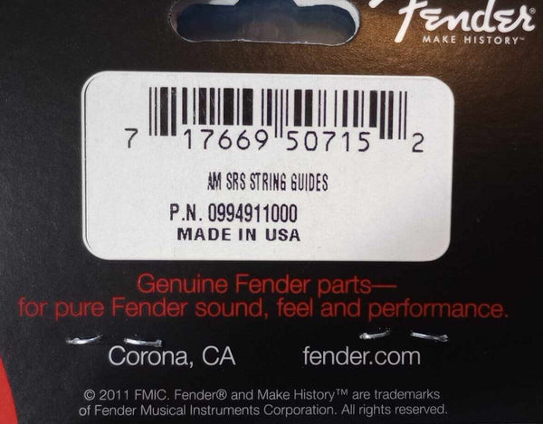 Fender U.S.A. American Standard String Guides Chrome P.N 0994911000