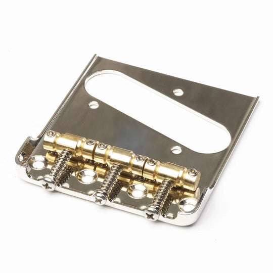 Allparts Telecaster® Bridge w/Advanced Plating Compensated Saddles for Bigsby