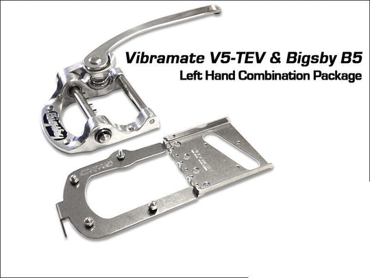 Vibramate V5-TEV Stage II Left Hand & Bigsby B5 Package - Lefty B5 Tele package!