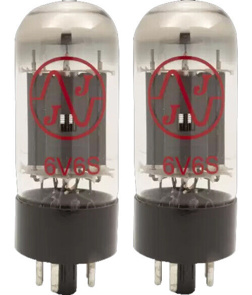 New JJ/Tesla APEX Matched pair 6V6 power tubes for Fender Deluxe Reverb etc