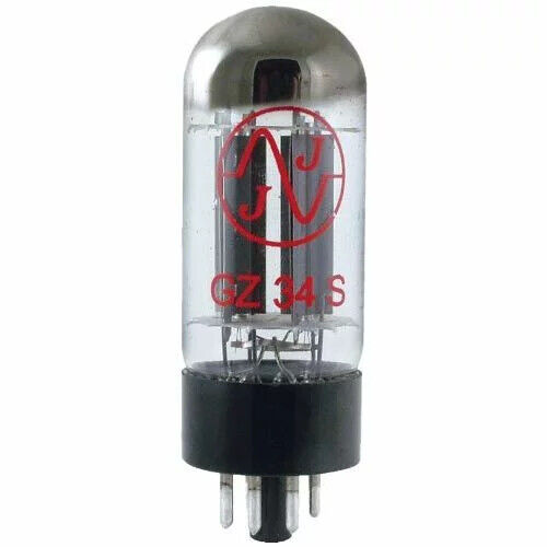 New JJ Electronic GZ34 S rectifier tube to suit VOX & Fender amplifier-5AR4 type