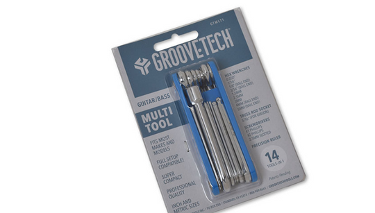 Dunlop - GrooveTech Multi-Tool GTMLT1 for Guitar and Bass. Groove-Tech MultiTool