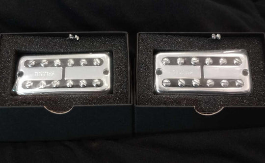 TV Jones Power'Tron Bridge & Neck set ,Chrome Covers-Universal mount.Mal's TONE!