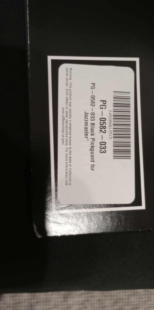 Allparts 13-hole Pickguard for US Jazzmaster®  -Black Made in Japan.SKU: PG-0582