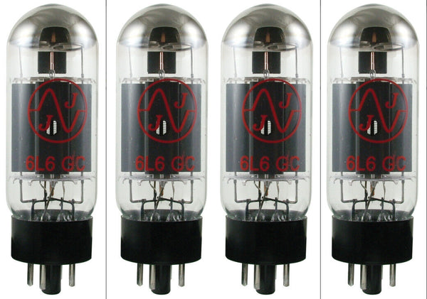 JJ/Tesla matched quad 6L6GC powertubes.6L6 GC to suit Fender Twin Bassman etc