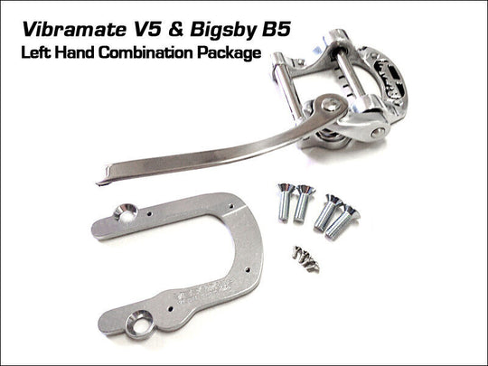 Vibramate V5 Left Hand & Bigsby B5 Package-Fits Lefty Gibson SG ,ES-339 etc