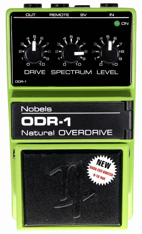 New Nobels ODR-1 Natural OVERDRIVE - New Version with Bass Cut &  9 - 18 volt